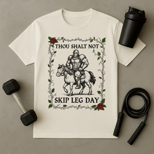 Thou Shalt Not Skip Leg Day T-Shirt