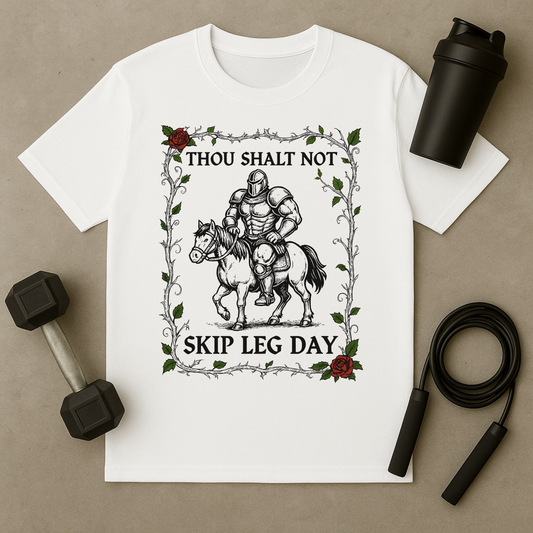 Thou Shalt Not Skip Leg Day T-Shirt